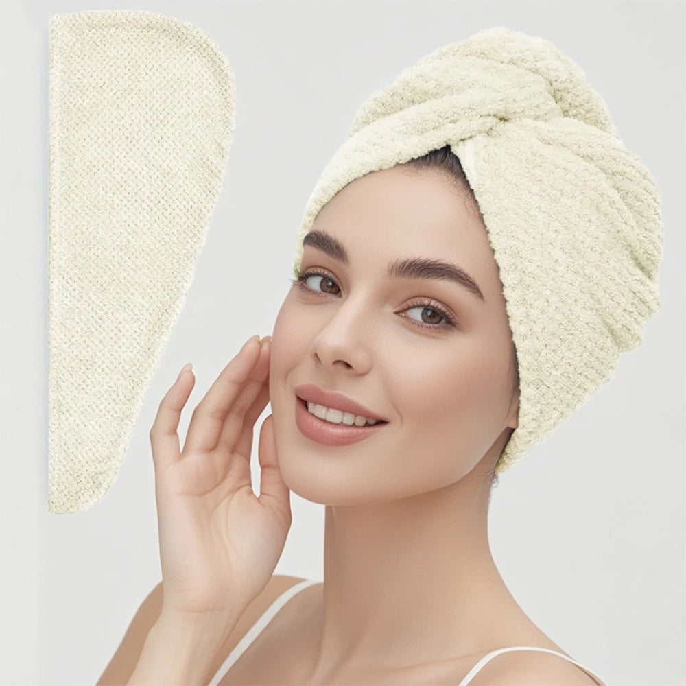 Quick-Dry Microfiber Hair Towel