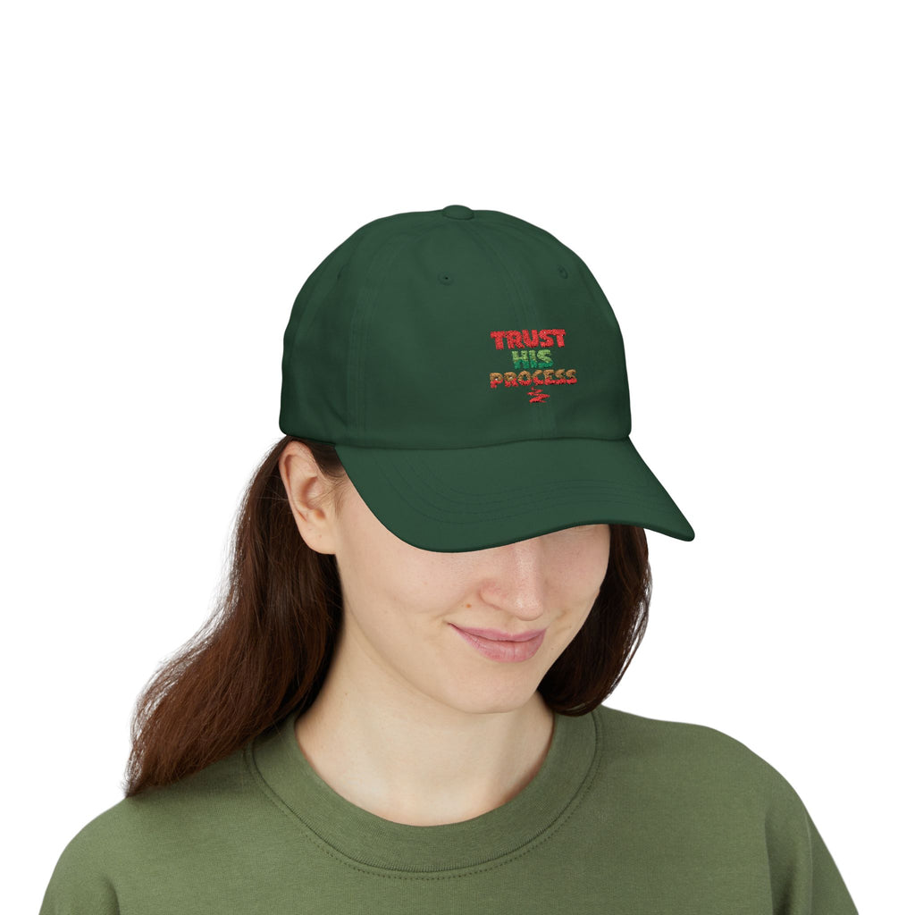 Trust His Process Dad Cap – Faith-Inspired Everyday Hat | Adjustable Cotton Baseball Cap
