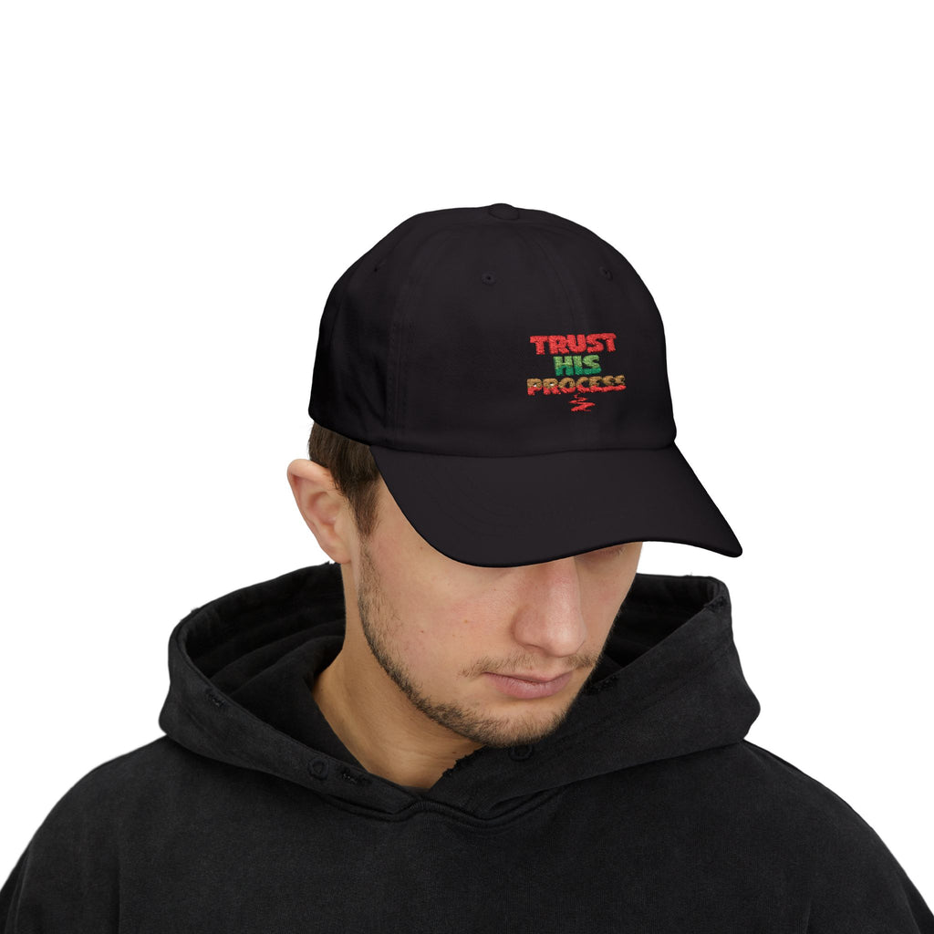 Trust His Process Dad Cap – Faith-Inspired Everyday Hat | Adjustable Cotton Baseball Cap