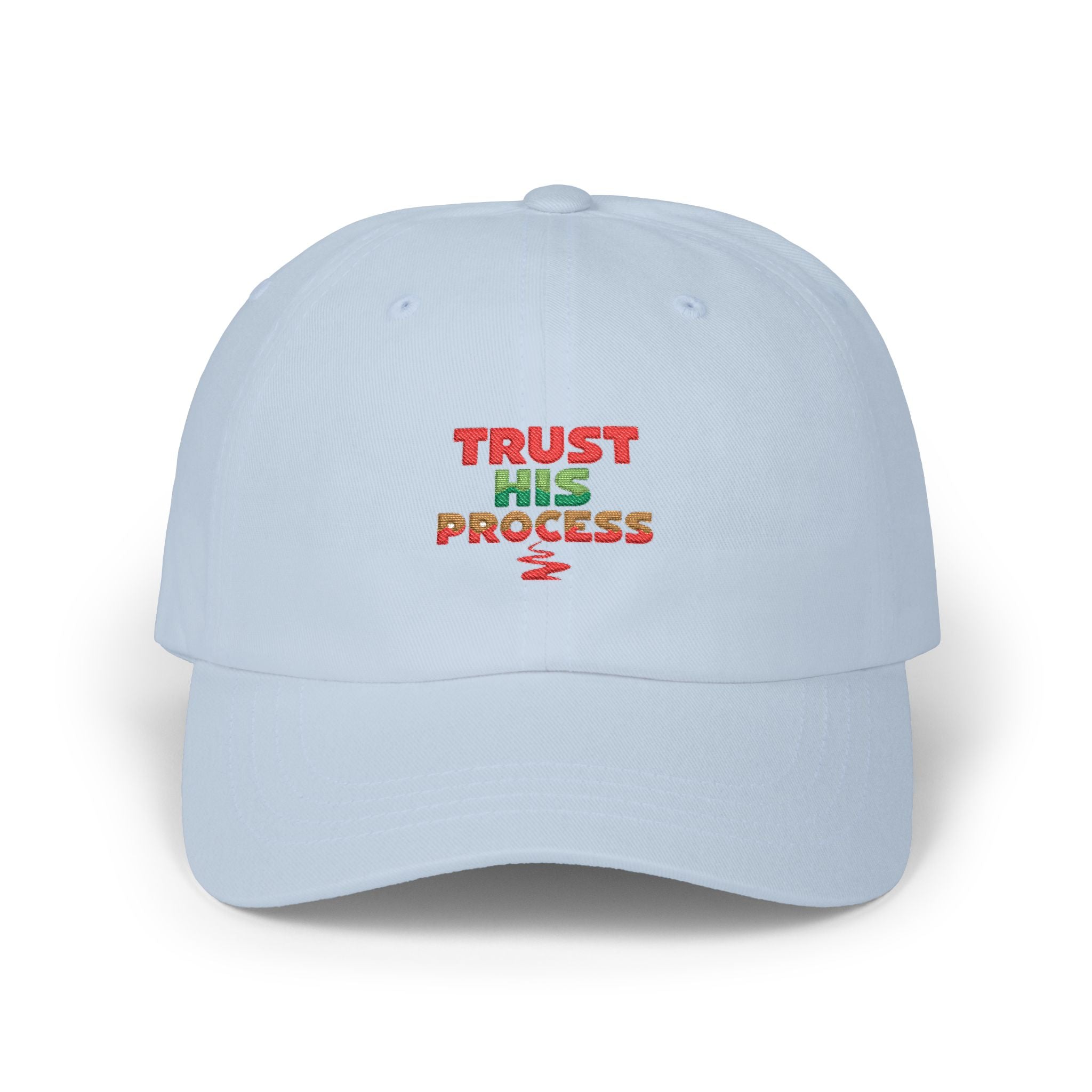 Trust His Process Dad Cap – Faith-Inspired Everyday Hat | Adjustable Cotton Baseball Cap
