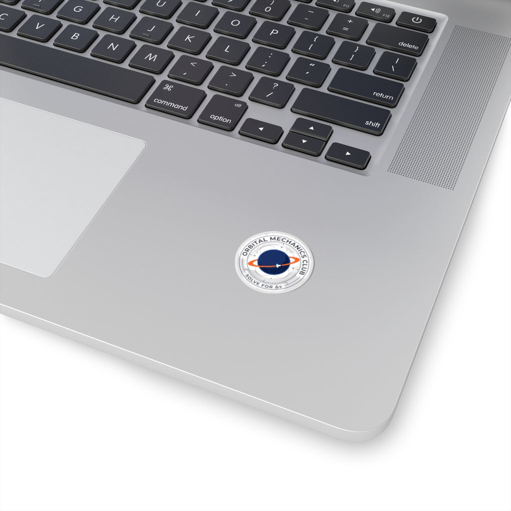 Orbital Mechanics Club Mission Patch Sticker – Space Rocket Decal | Astronomy & STEM Graphic | Science Nerd Sticker