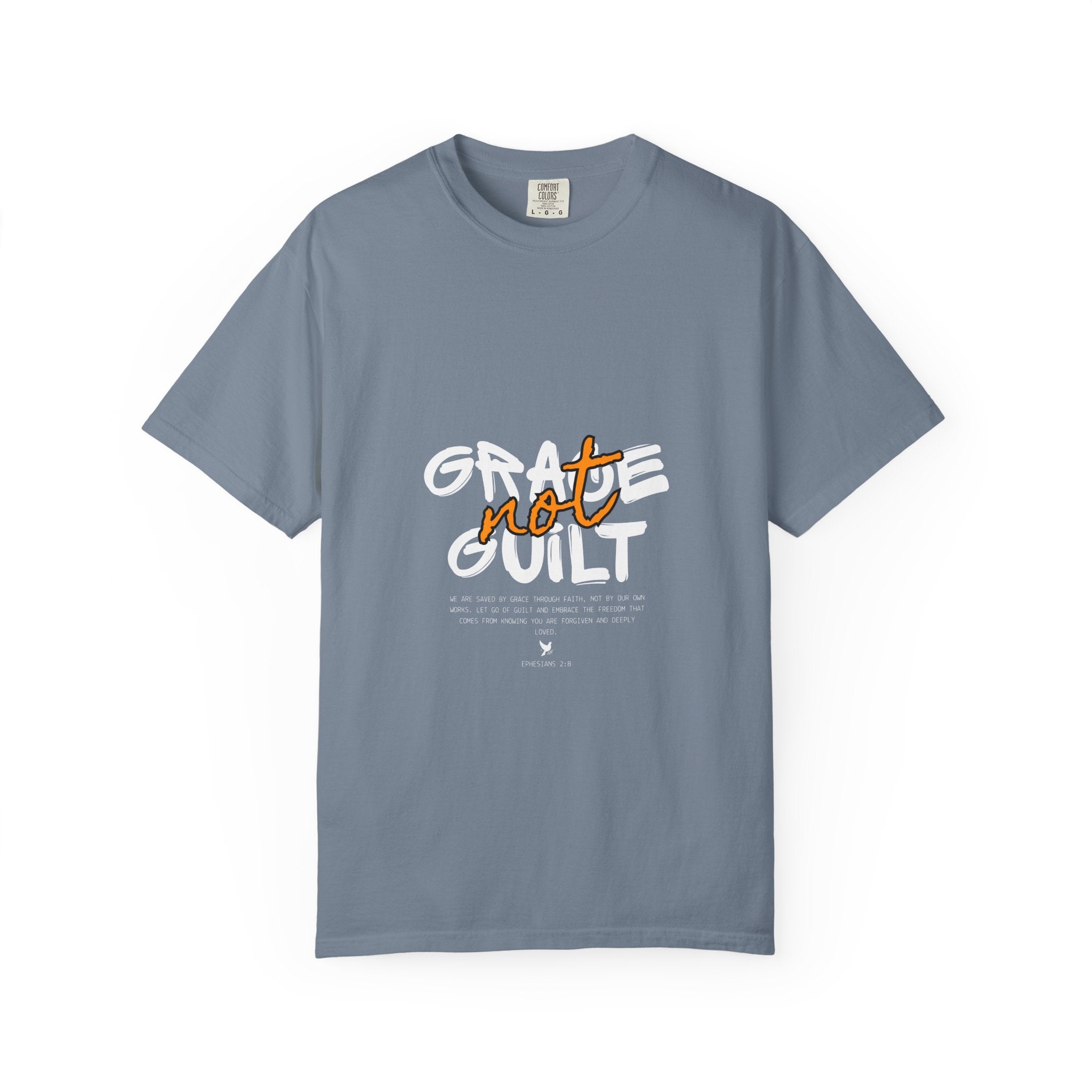 Grace Not Guilt T-Shirt | Christian Faith Shirt | Garment Dyed Heavyweight Tee