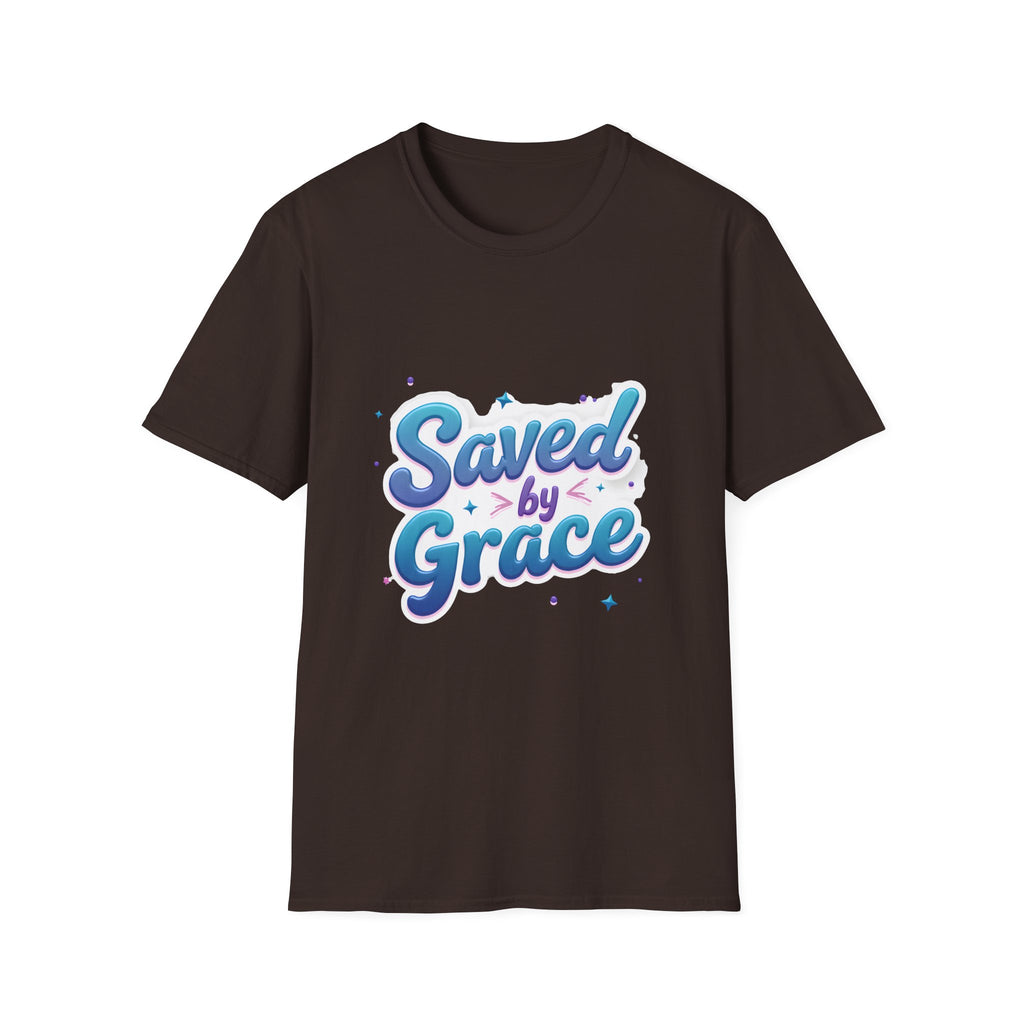 Saved by Grace T-Shirt | Christian Shirt for Women | Faith Inspirational Tee