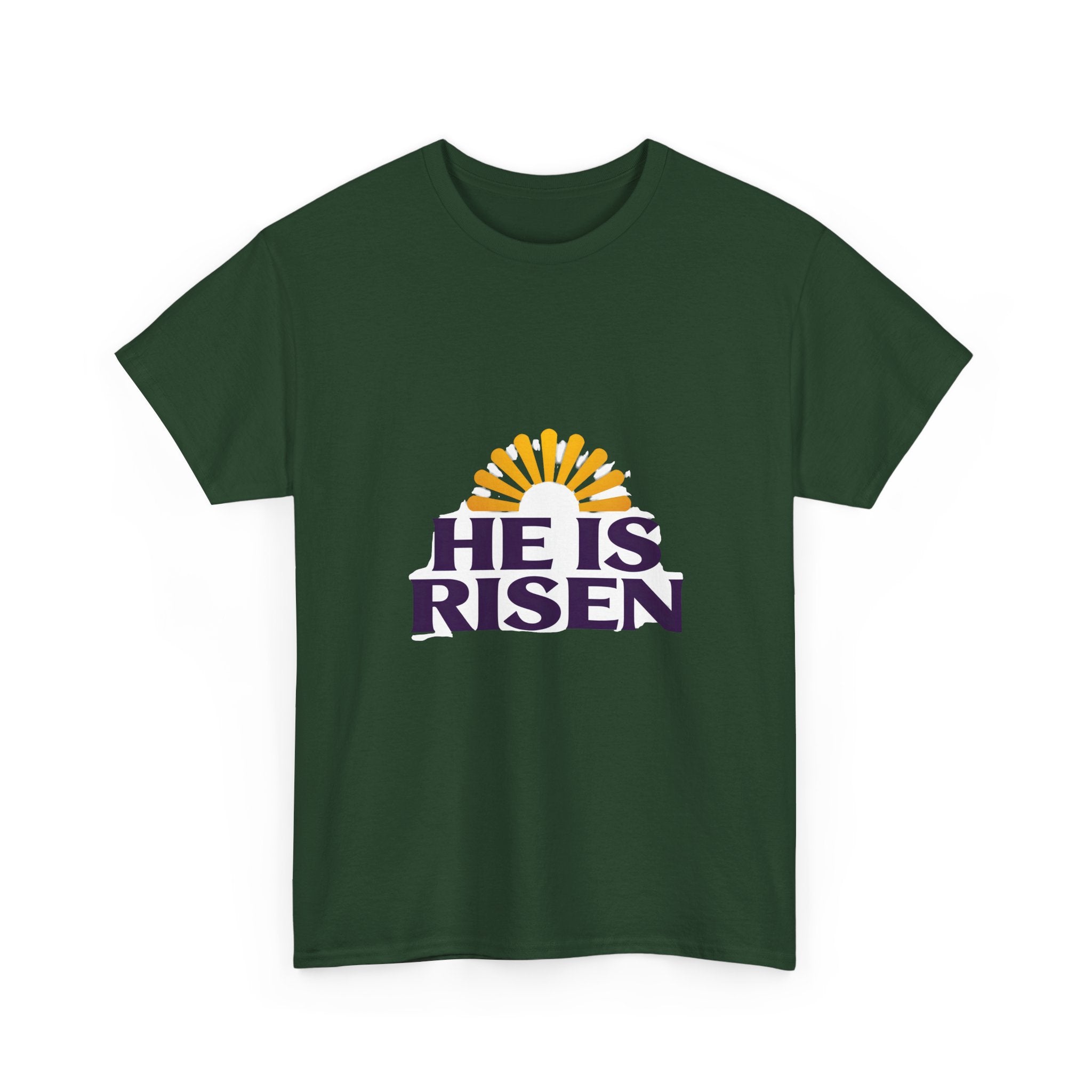 He Is Risen T-Shirt | Christian Easter Shirt | Sunrise Faith Tee