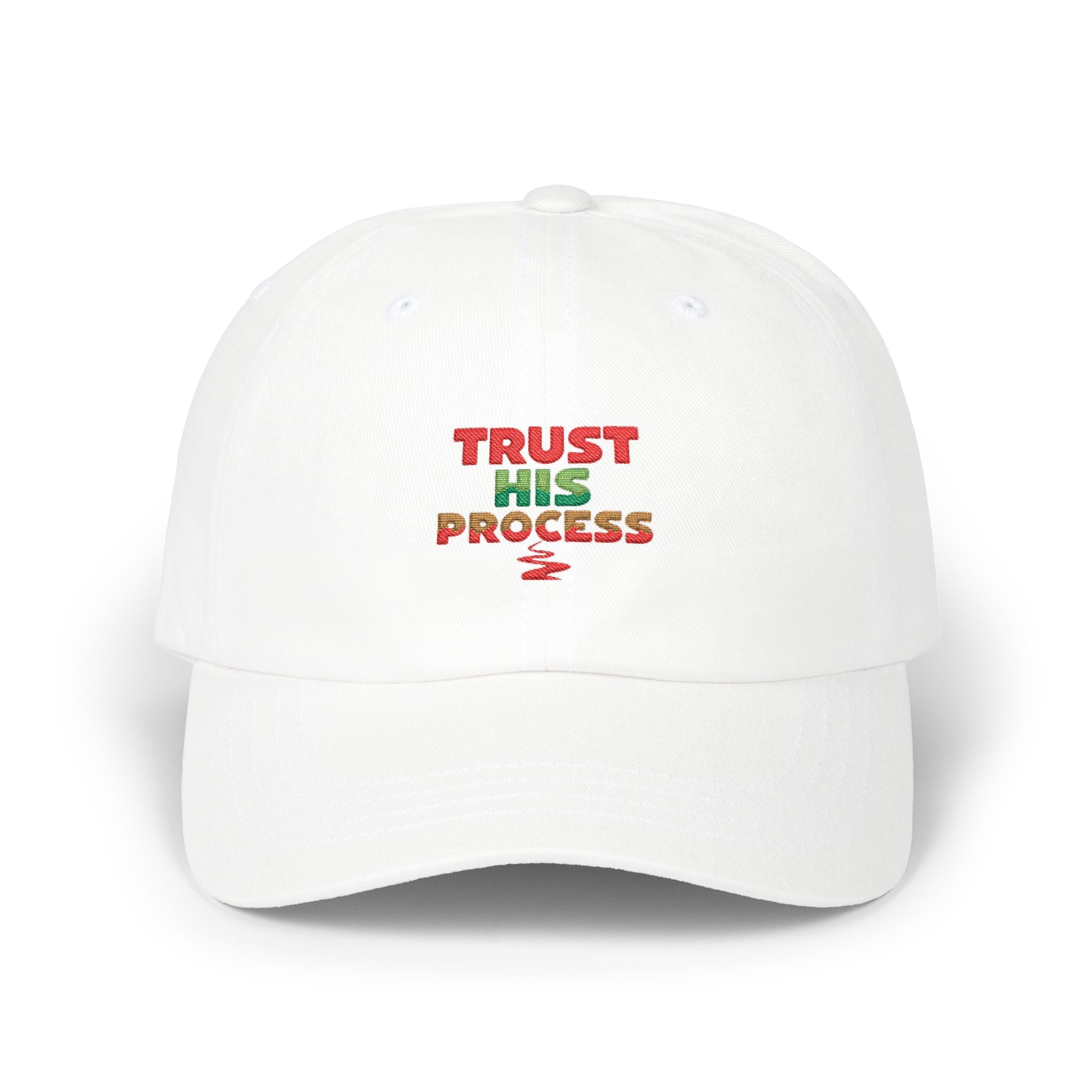 Trust His Process Dad Cap – Faith-Inspired Everyday Hat | Adjustable Cotton Baseball Cap