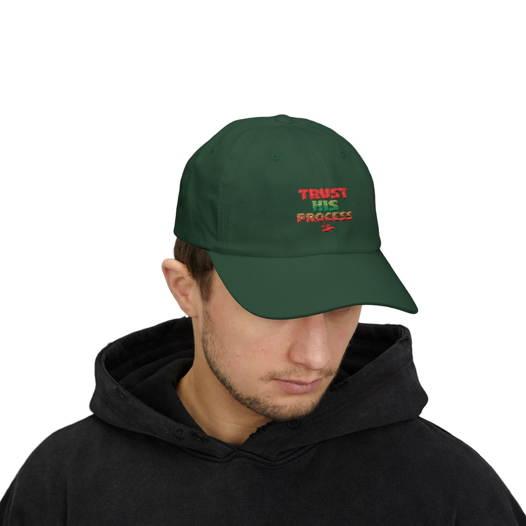 Trust His Process Dad Cap – Faith-Inspired Everyday Hat | Adjustable Cotton Baseball Cap