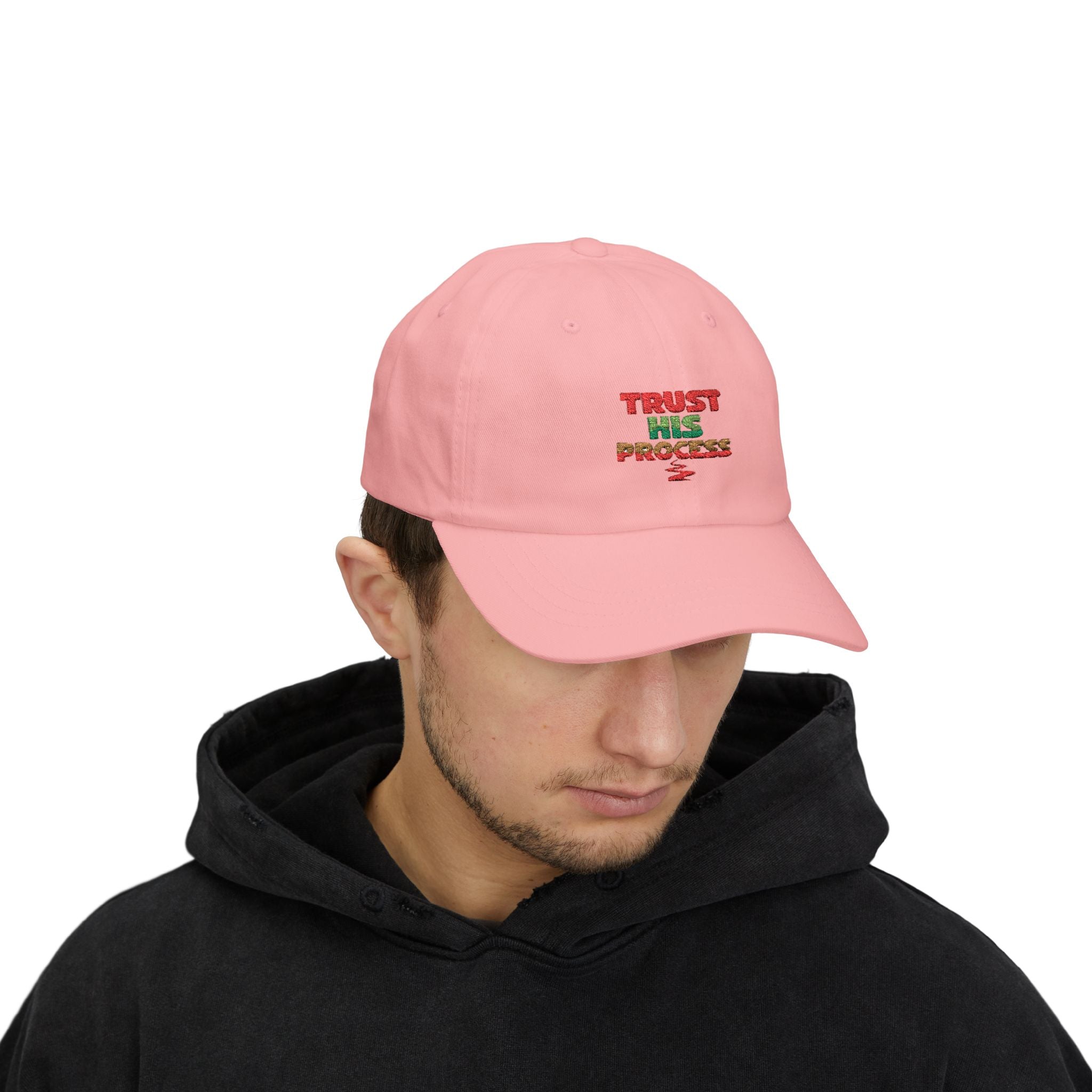 Trust His Process Dad Cap – Faith-Inspired Everyday Hat | Adjustable Cotton Baseball Cap