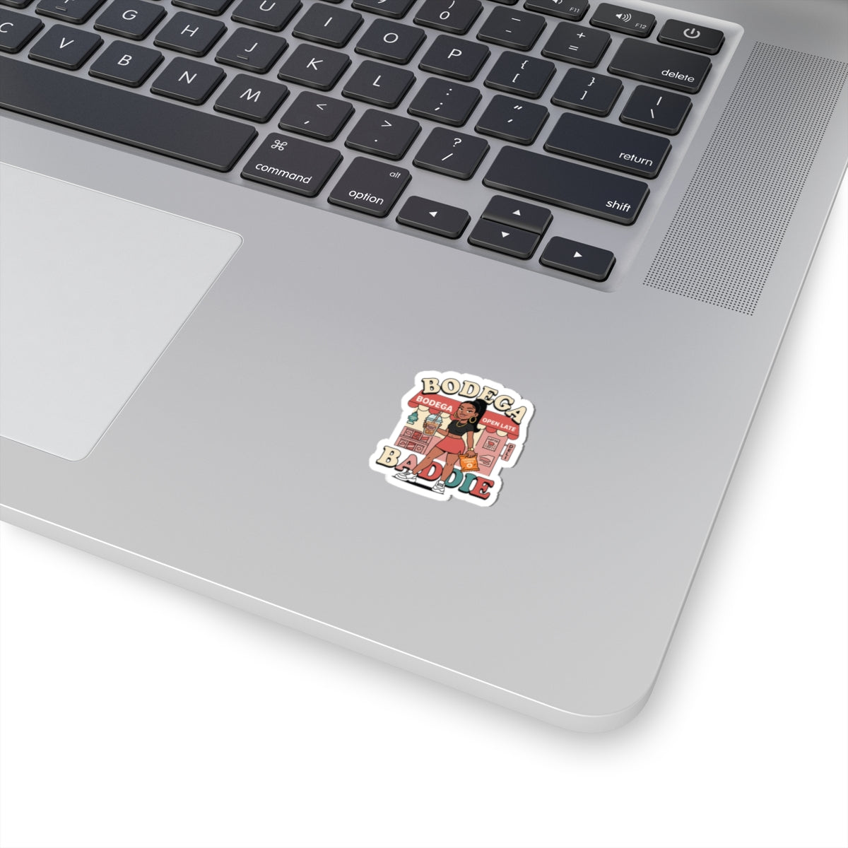 Bodega Baddie Kiss-Cut Stickers – NYC Y2K Aesthetic | Spanglish Streetwear Vibe | Cute Vinyl Laptop & Phone Stickers