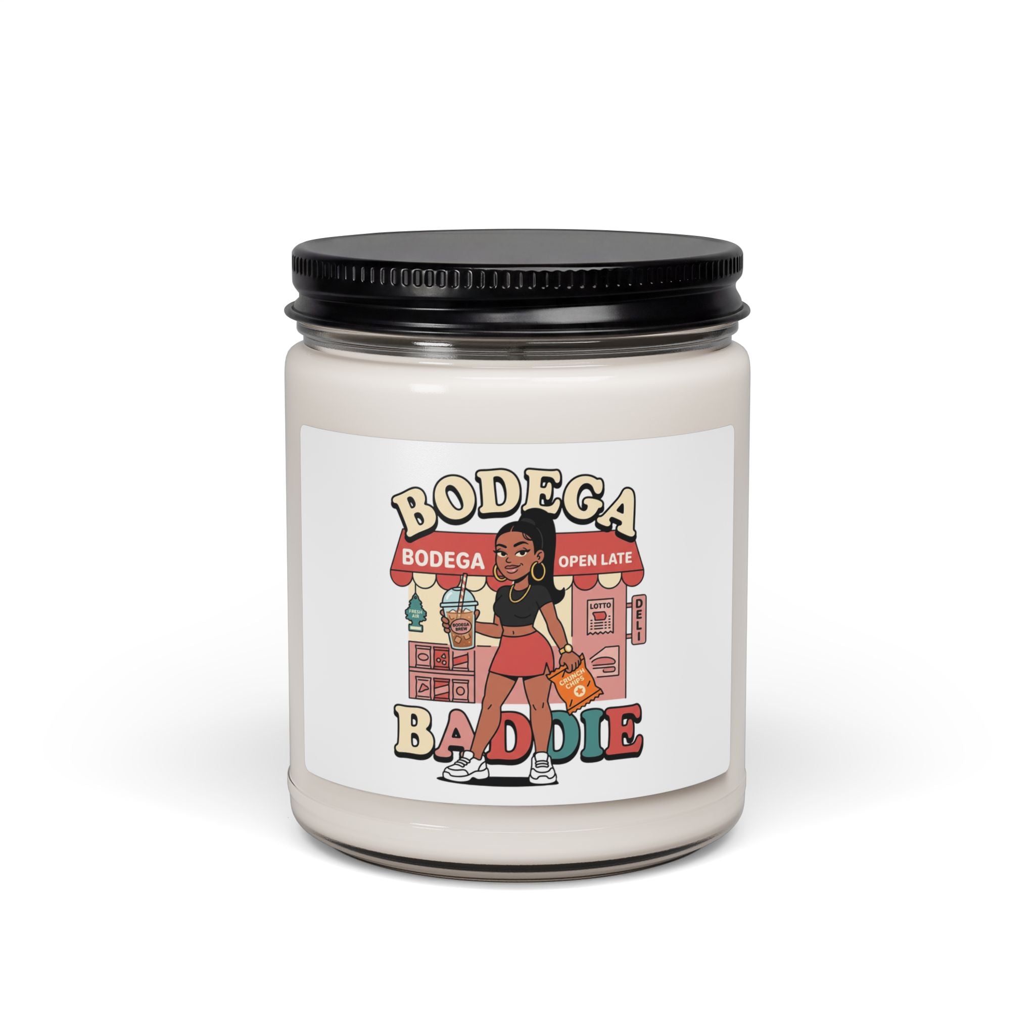 Bodega Baddie Soy Candle – NYC Y2K Aesthetic Scented Candle | Corner Store Vibe | Spanglish Street Style Decor