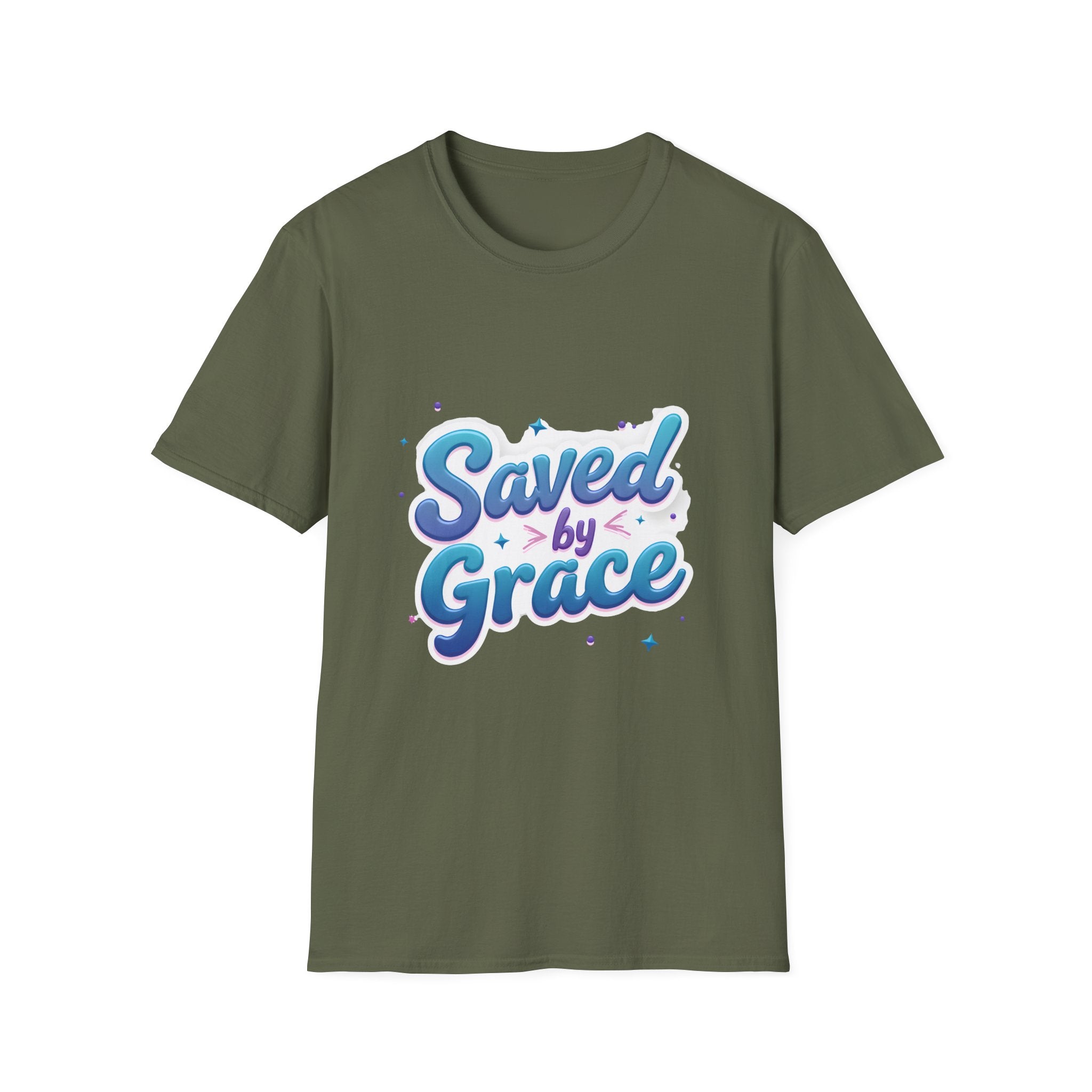 Saved by Grace T-Shirt | Christian Shirt for Women | Faith Inspirational Tee