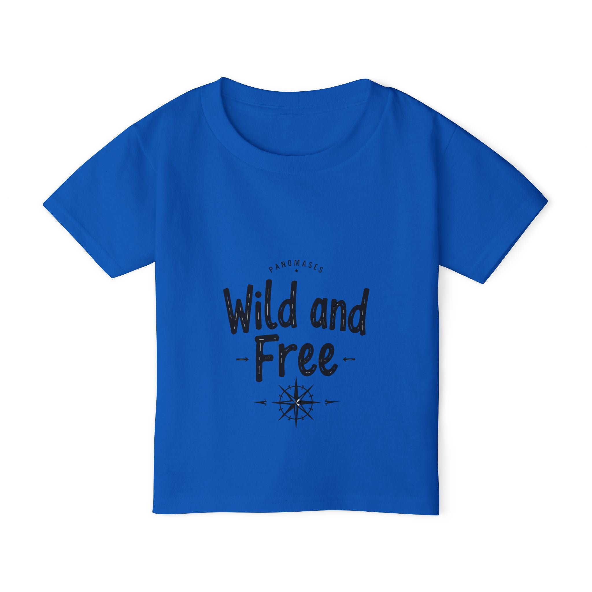 Wild and Free Toddler T-Shirt – Cute Adventure Kids Tee | “Roar Means Love” Back Print | Soft Cotton Shirt for Toddlers