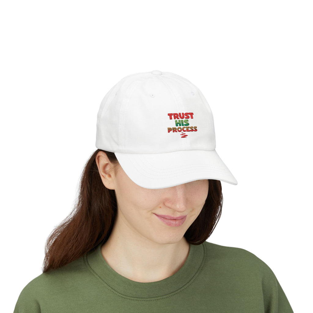 Trust His Process Dad Cap – Faith-Inspired Everyday Hat | Adjustable Cotton Baseball Cap
