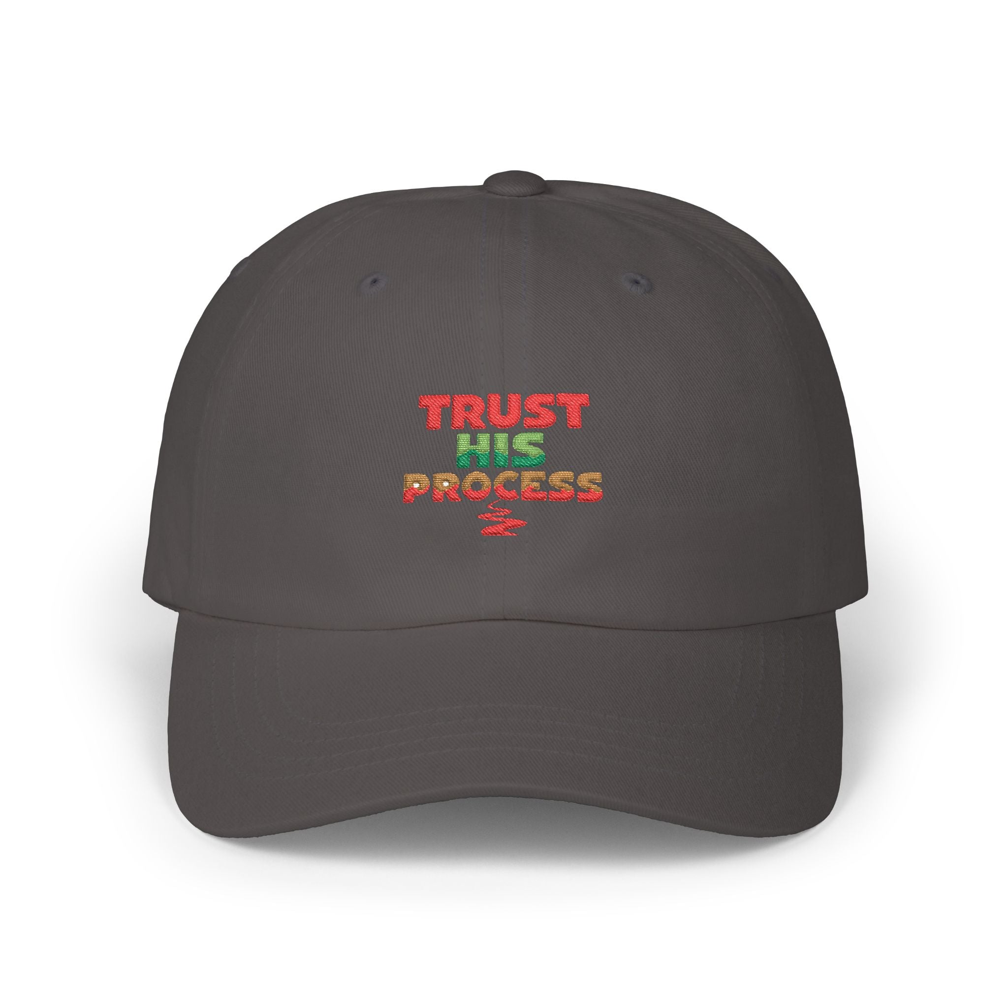 Trust His Process Dad Cap – Faith-Inspired Everyday Hat | Adjustable Cotton Baseball Cap
