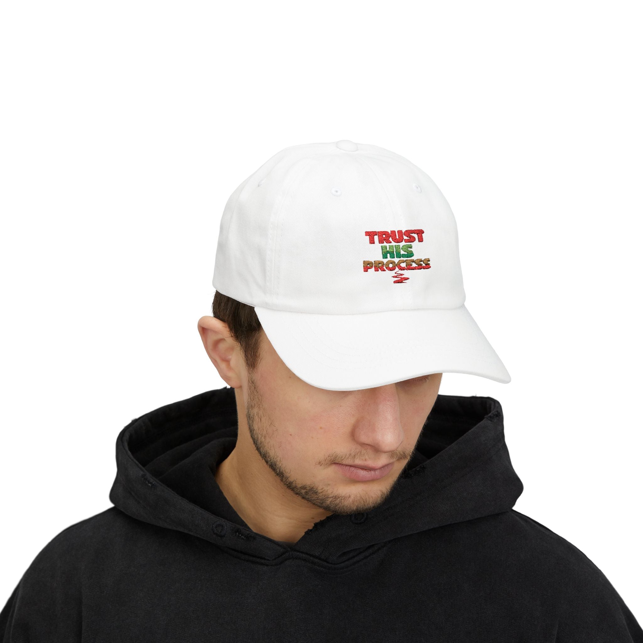Trust His Process Dad Cap – Faith-Inspired Everyday Hat | Adjustable Cotton Baseball Cap