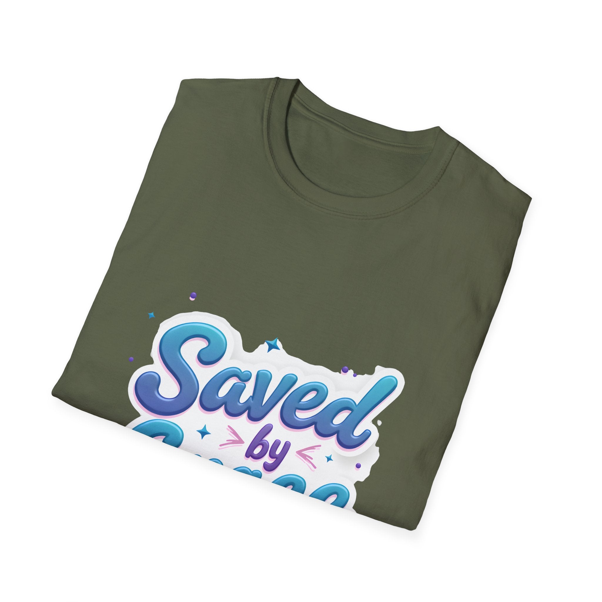 Saved by Grace T-Shirt | Christian Shirt for Women | Faith Inspirational Tee