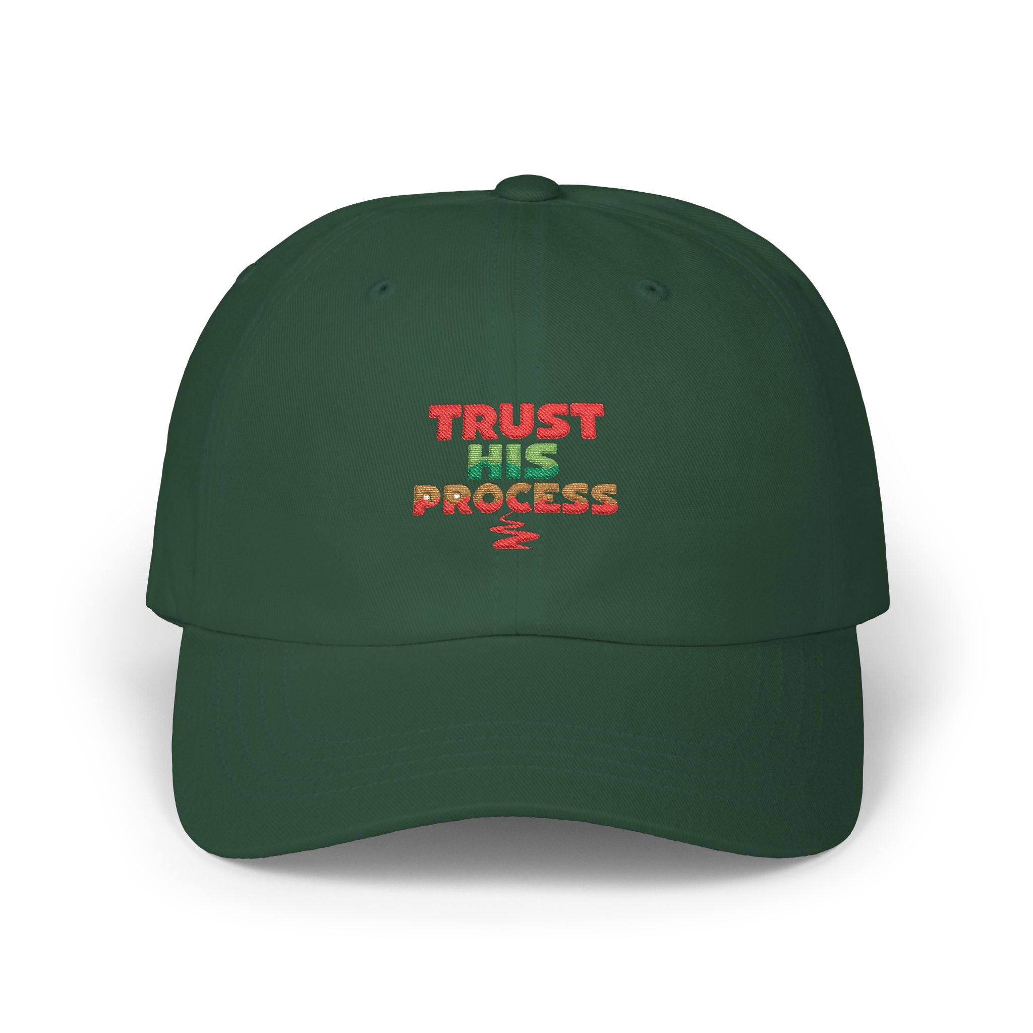 Trust His Process Dad Cap – Faith-Inspired Everyday Hat | Adjustable Cotton Baseball Cap
