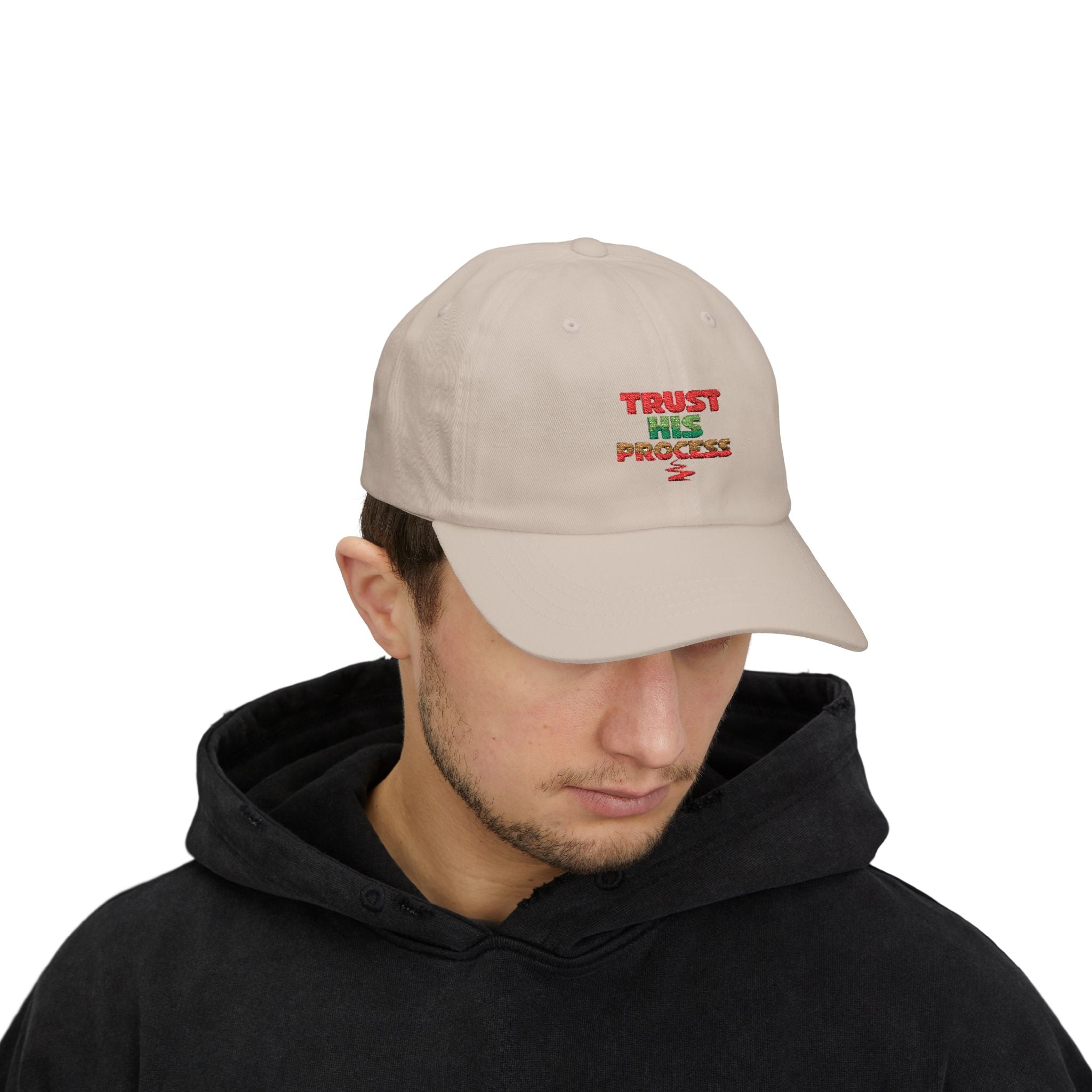Trust His Process Dad Cap – Faith-Inspired Everyday Hat | Adjustable Cotton Baseball Cap