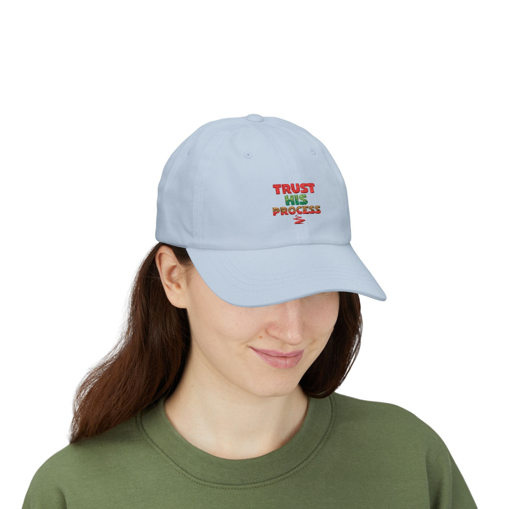 Trust His Process Dad Cap – Faith-Inspired Everyday Hat | Adjustable Cotton Baseball Cap