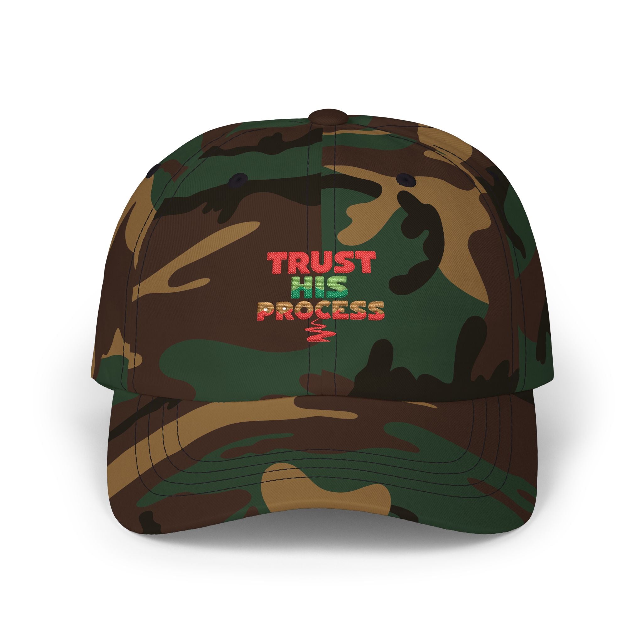 Trust His Process Dad Cap – Faith-Inspired Everyday Hat | Adjustable Cotton Baseball Cap