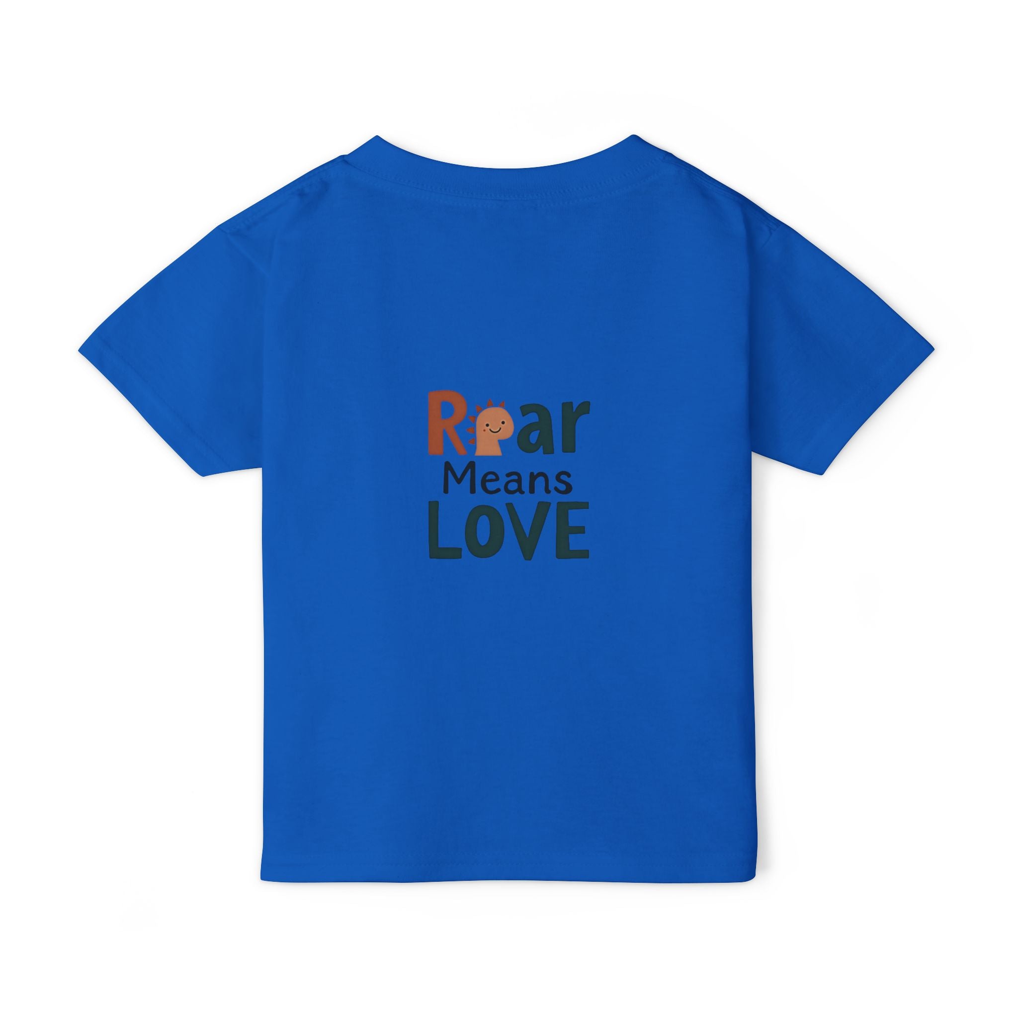 Wild and Free Toddler T-Shirt – Cute Adventure Kids Tee | “Roar Means Love” Back Print | Soft Cotton Shirt for Toddlers