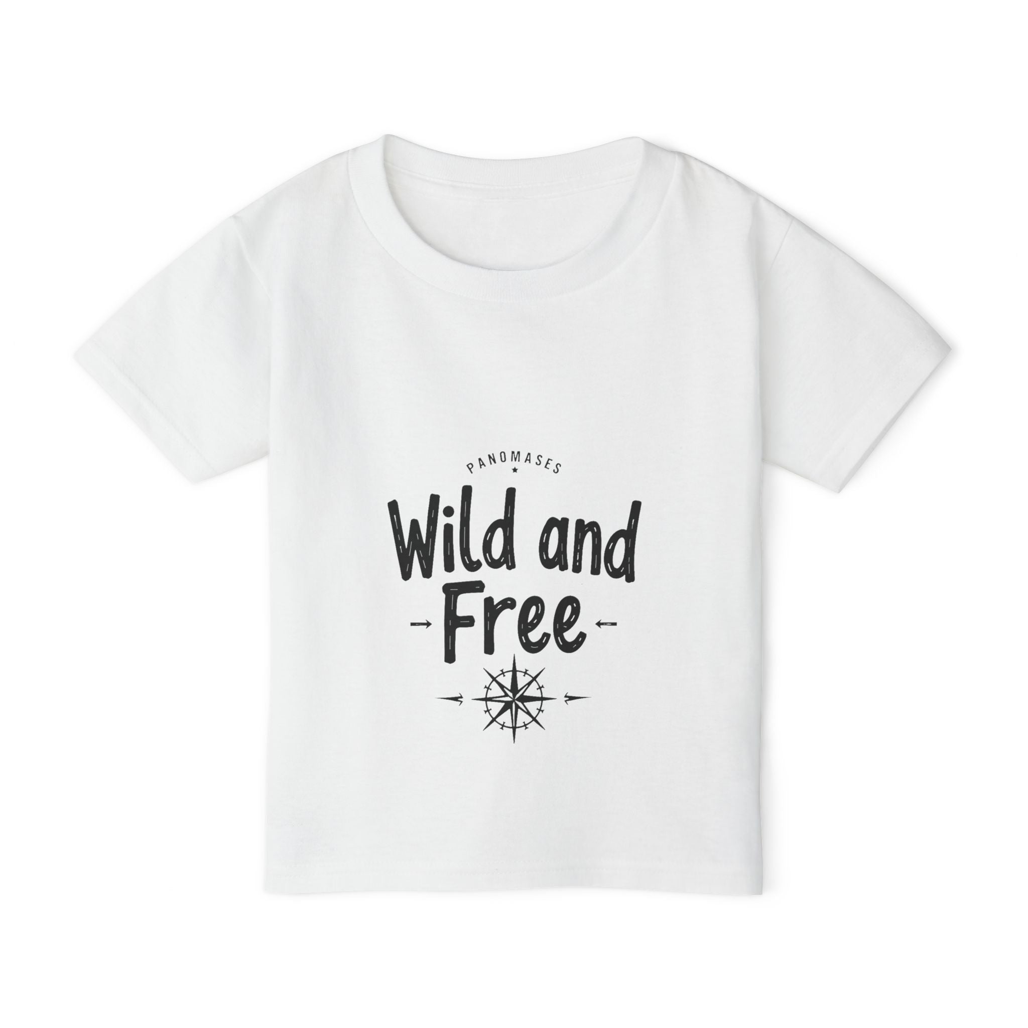 Wild and Free Toddler T-Shirt – Cute Adventure Kids Tee | “Roar Means Love” Back Print | Soft Cotton Shirt for Toddlers
