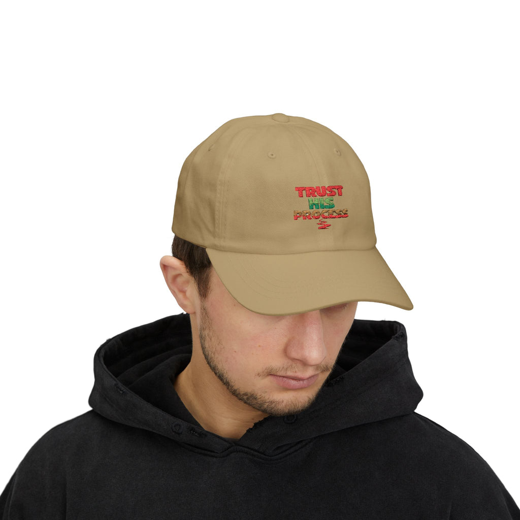 Trust His Process Dad Cap – Faith-Inspired Everyday Hat | Adjustable Cotton Baseball Cap
