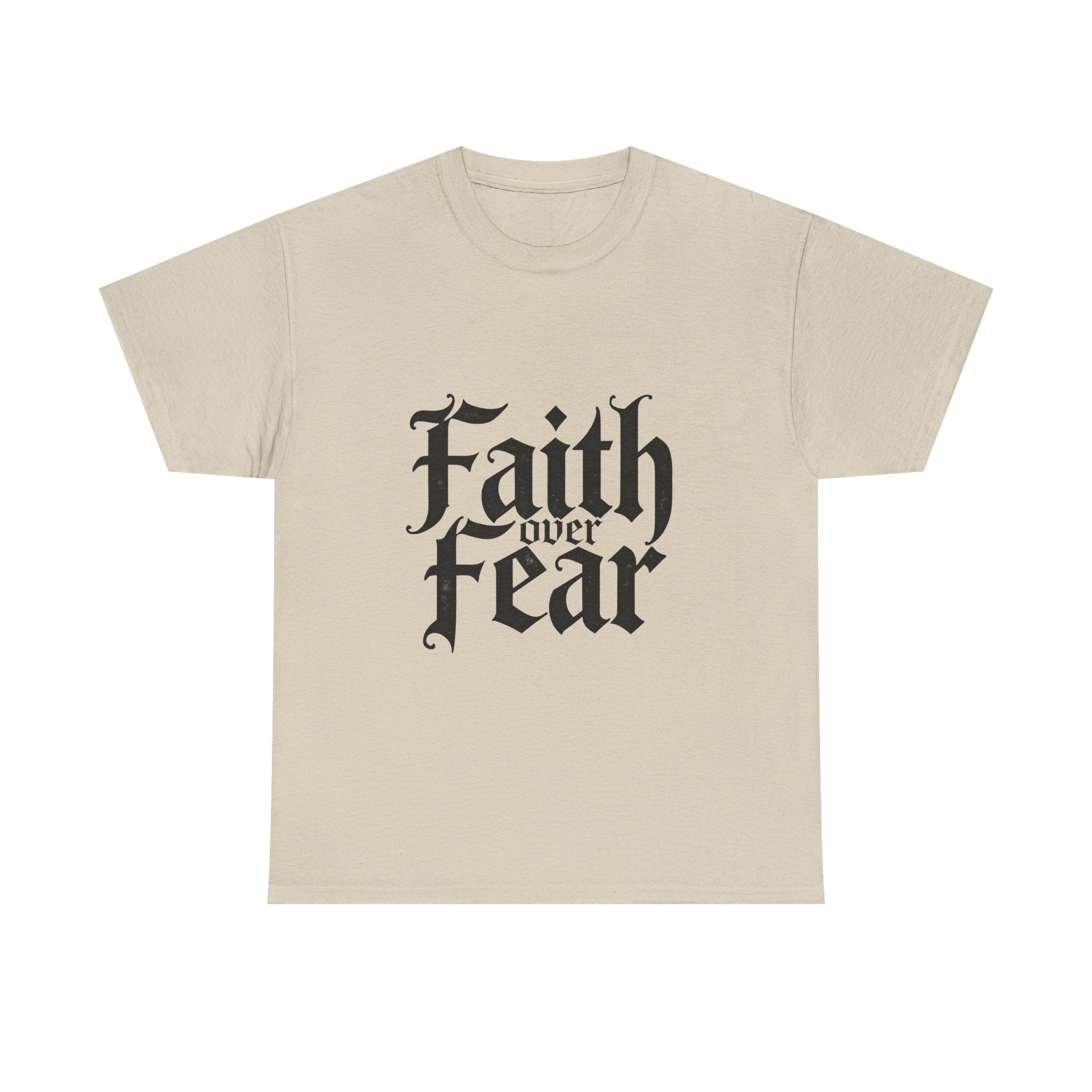 Faith Over Fear Shirt | Christian T-Shirt | Motivational Religious Tee