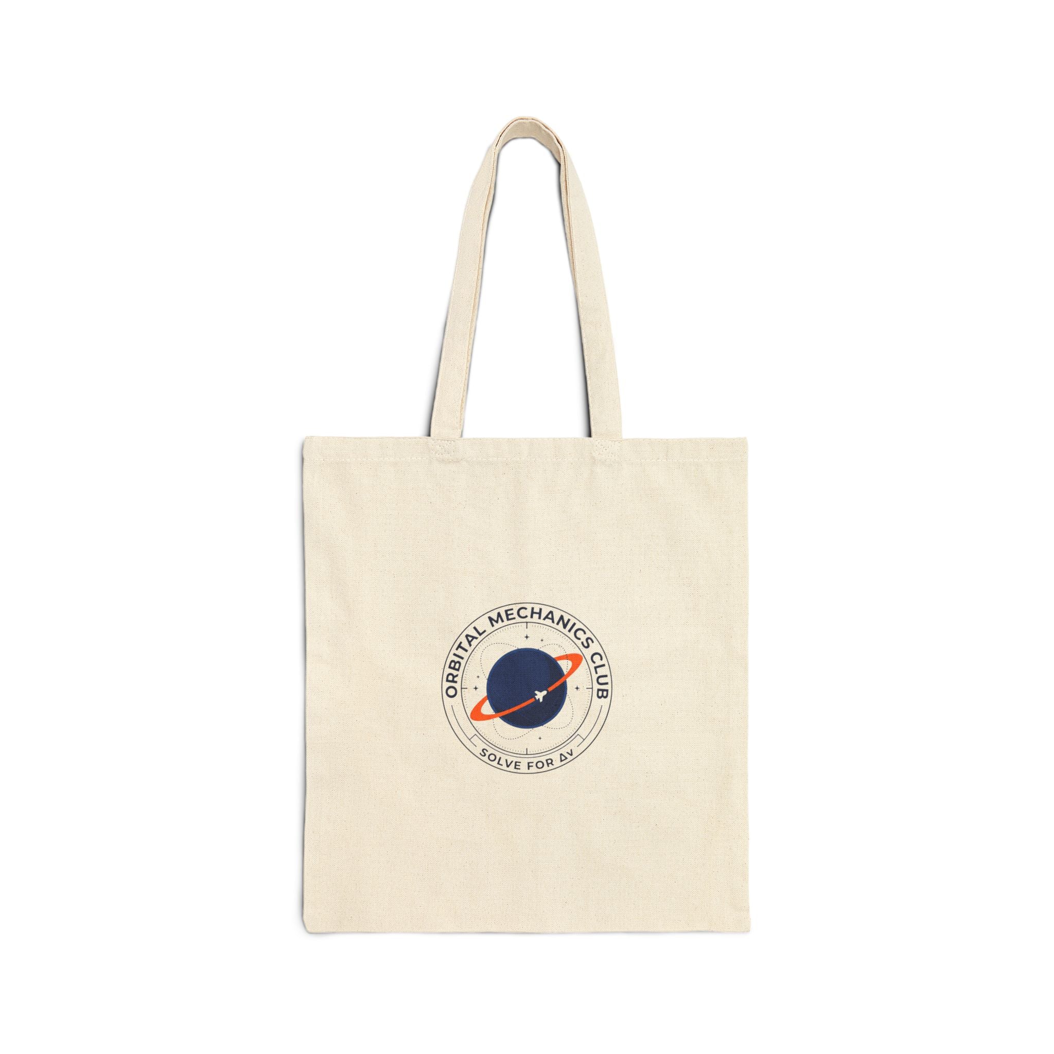 Mission Patch Rocket Tote Bag – Space & Astronaut Cotton Canvas Tote | Science Nerd Bag | STEM Aesthetic Carryall