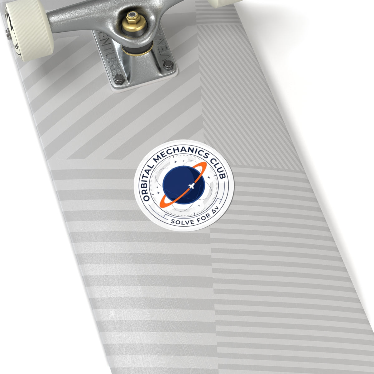 Orbital Mechanics Club Mission Patch Sticker – Space Rocket Decal | Astronomy & STEM Graphic | Science Nerd Sticker