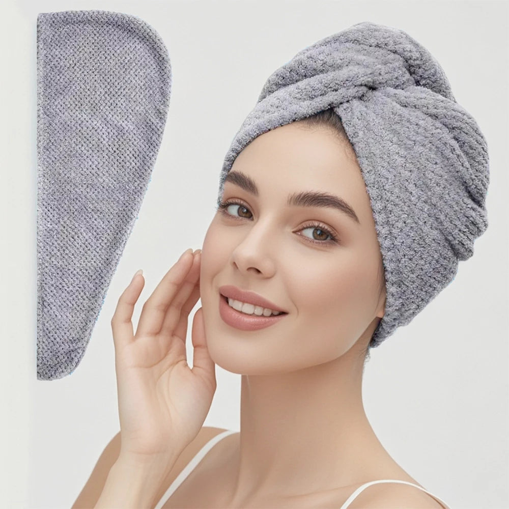 Quick-Dry Microfiber Hair Towel