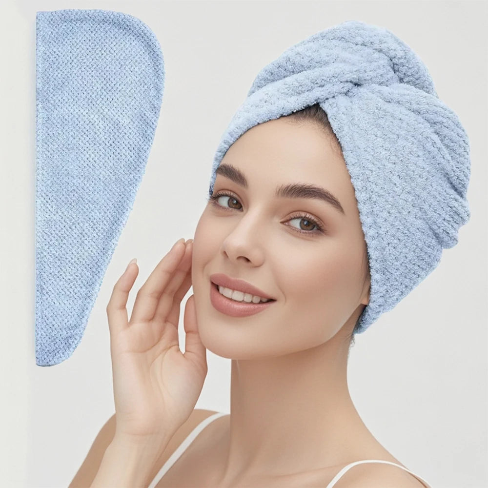 Quick-Dry Microfiber Hair Towel