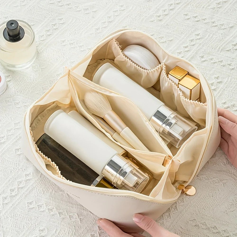 Makeup Organizer Kit Bag – Luxury Travel Cosmetic Bag & Toiletry Case for Women