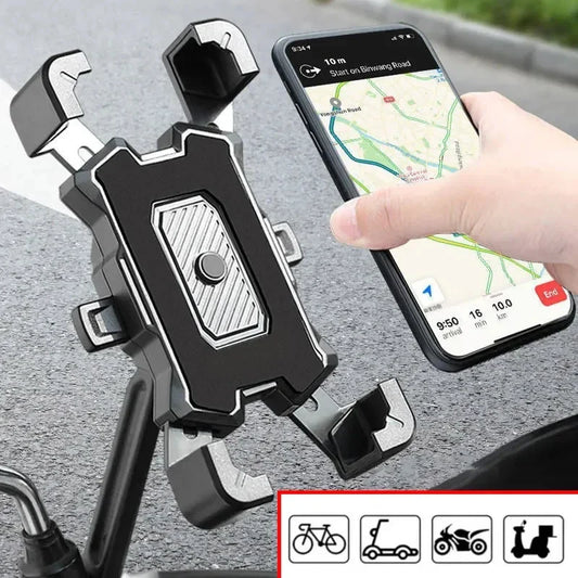 Automatic Locking Bicycle Phone Mount