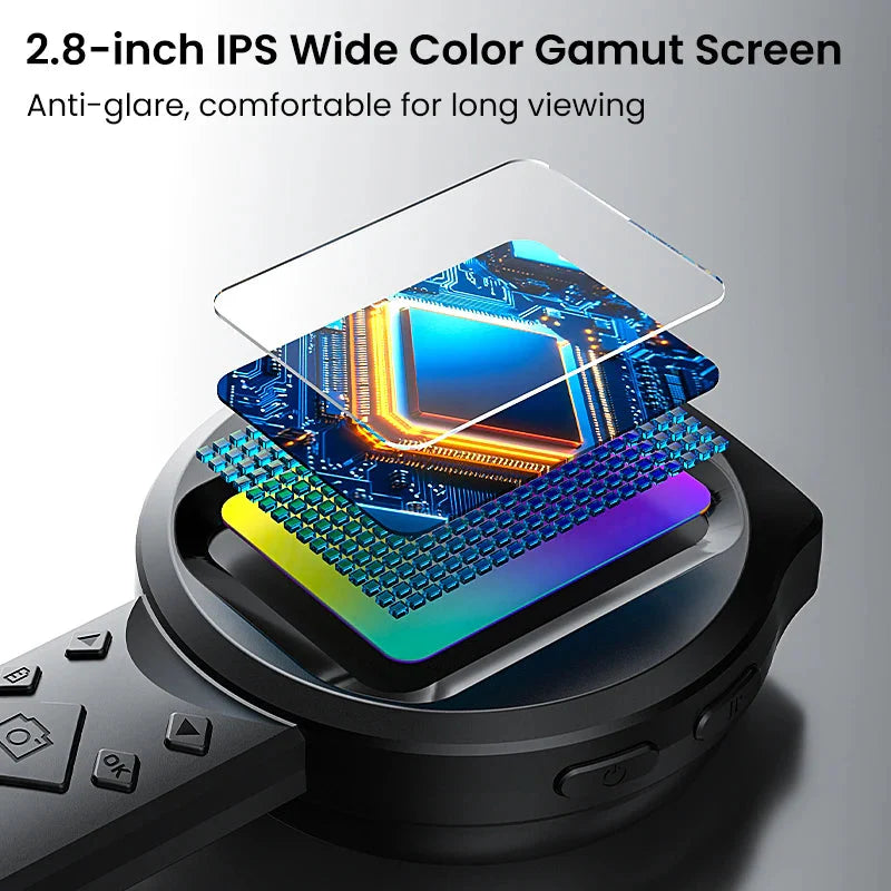 2.8" IPS Digital Magnifier – HD 1080P Portable Microscope (Up to 100×)