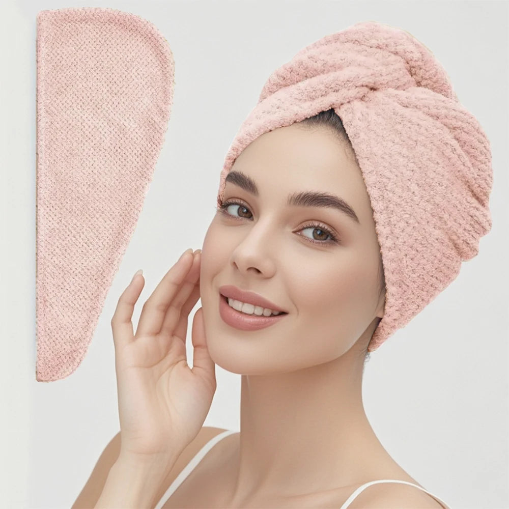 Quick-Dry Microfiber Hair Towel