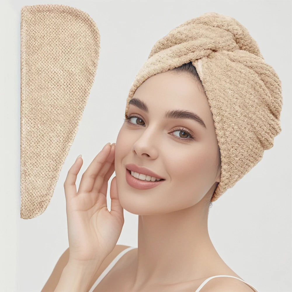 Quick-Dry Microfiber Hair Towel