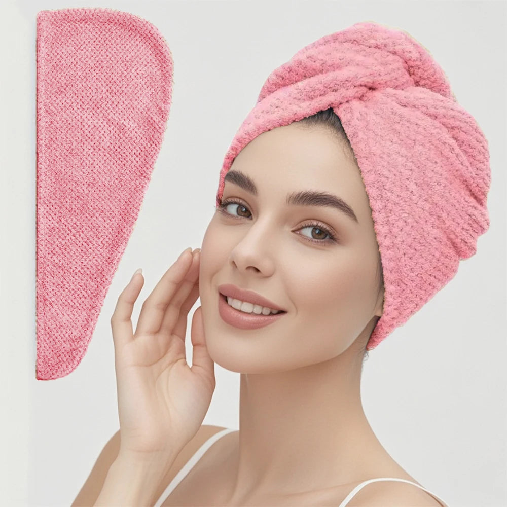 Quick-Dry Microfiber Hair Towel