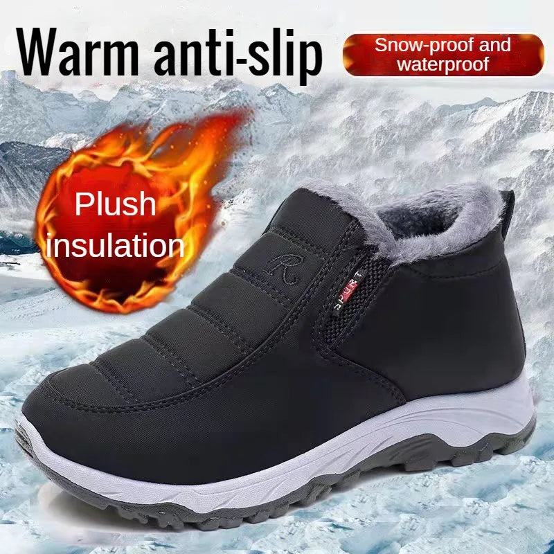 Men’s Orthopedic Slip-On Winter Walking Shoes
