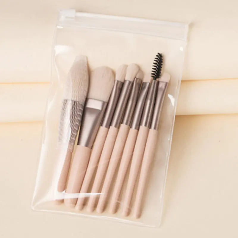 13-Piece Soft Makeup Brush Set for Beauty – Flawless Application with Velvet Bag