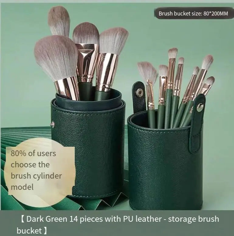 13-Piece Soft Makeup Brush Set for Beauty – Flawless Application with Velvet Bag